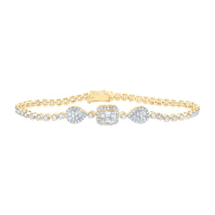2 1/4CTW-DIA ANA M FASHION BRACELET ( 7 INCH )