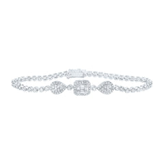 2 1/4CTW-DIA ANA M FASHION BRACELET ( 7 INCH )