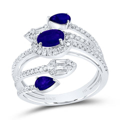 5/8CTW-DIA ANA M 6X4MM OV-BS,1/2CTW-PS-BS NAT GEM RING