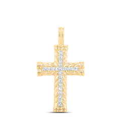 1/10CTW DIA NK GIFT CROSS PENDANT