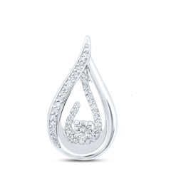 1/8CTW-DIA P1 GIFT PEAR PENDANT