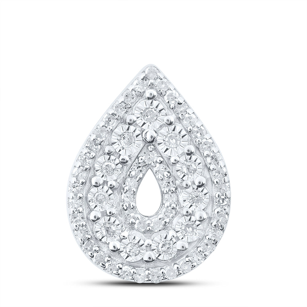 1/5CTW-DIA P1 GIFT PEAR PENDANT