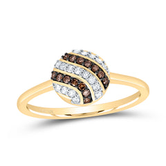 1/5CTW-DIA P1 GIFT COGNAC NATURAL RING