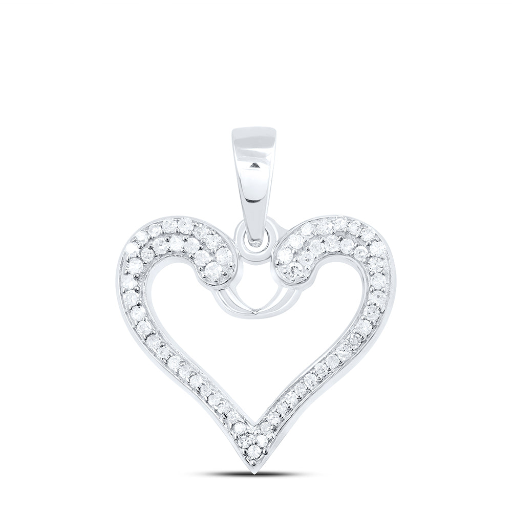 1/5CTW-DIA P1 GIFT HEART PENDANT