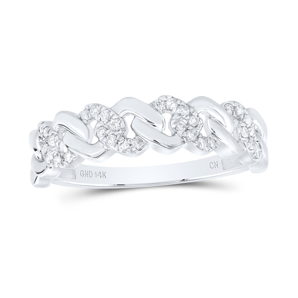 1/6CTW-DIA CN FASHION CUBAN LADIES RING