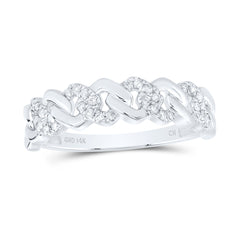 1/6CTW-DIA CN FASHION CUBAN LADIES RING