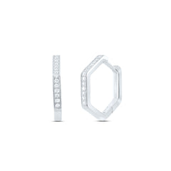 1/5CTW-DIA P1 GIFT HOOPS HUGGIES EARRING