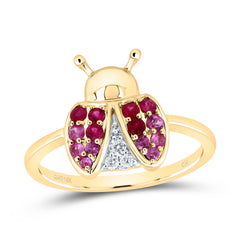 1/20CTW-DIA CN 1/4CTW-RD-PINK SAPP, 1/4CTW-RD-RU, NAT GEM RING