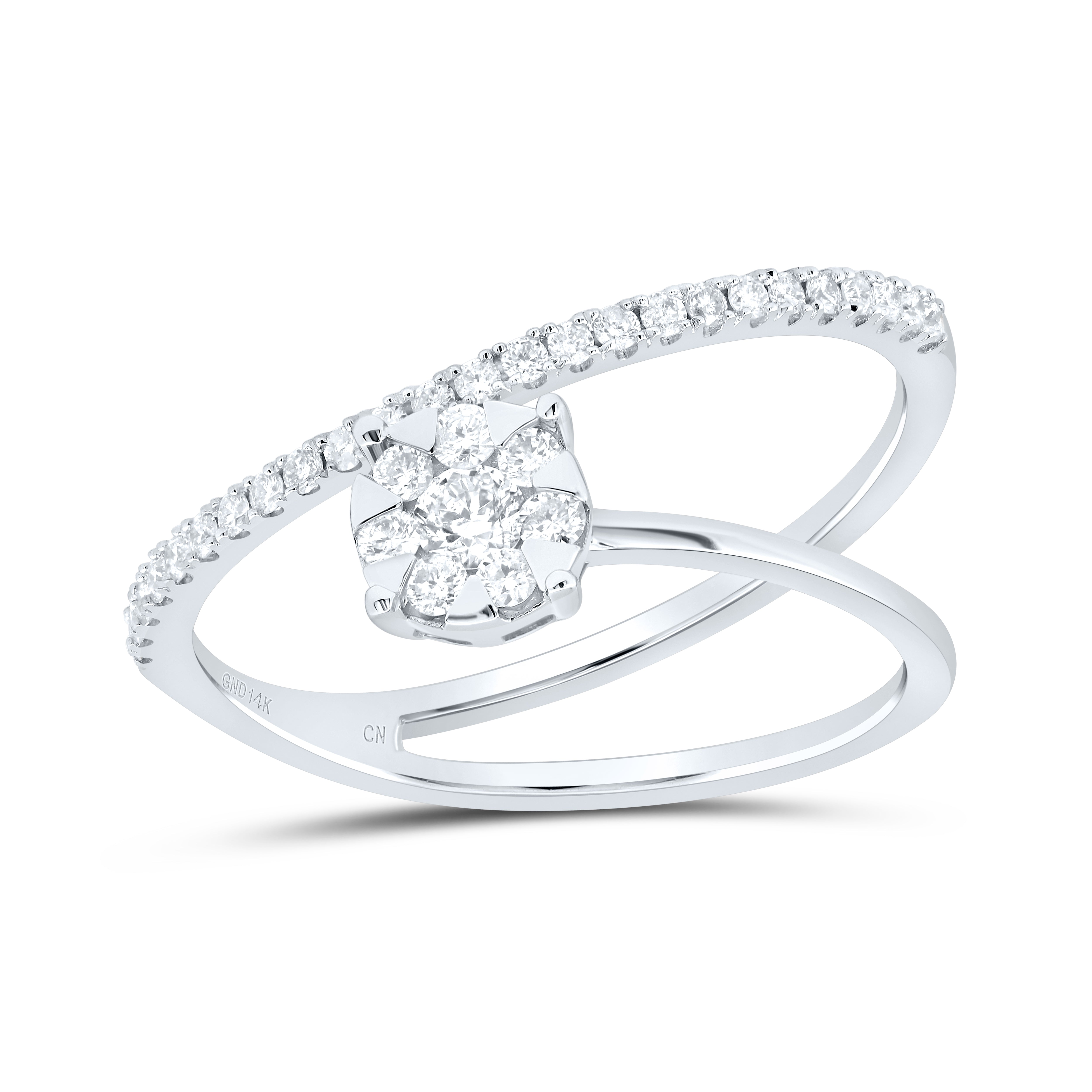 1/3CTW-DIA CN ROUND FASHION RING