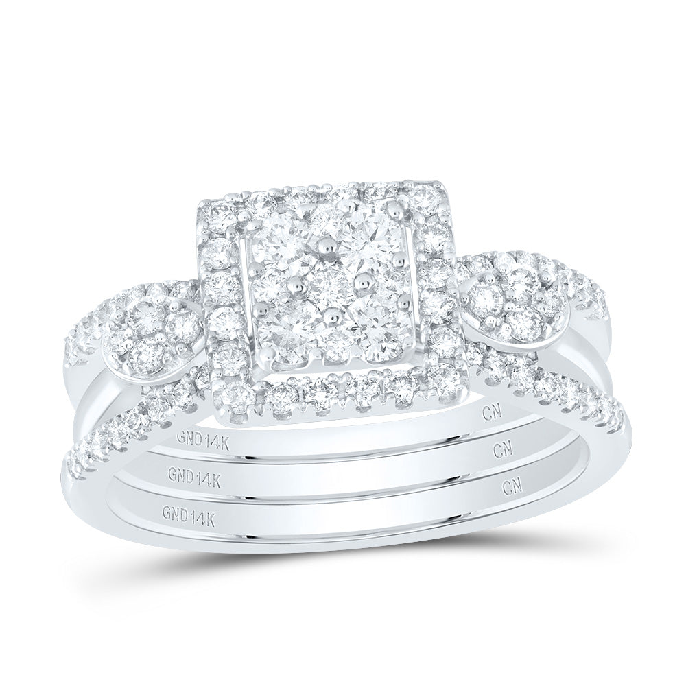 5/8CTW-DIA CN SQUARE FASHION RING