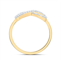 1/6CTW-DIA CN FASHION INFINITY RING