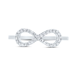 1/6CTW-DIA CN FASHION INFINITY RING