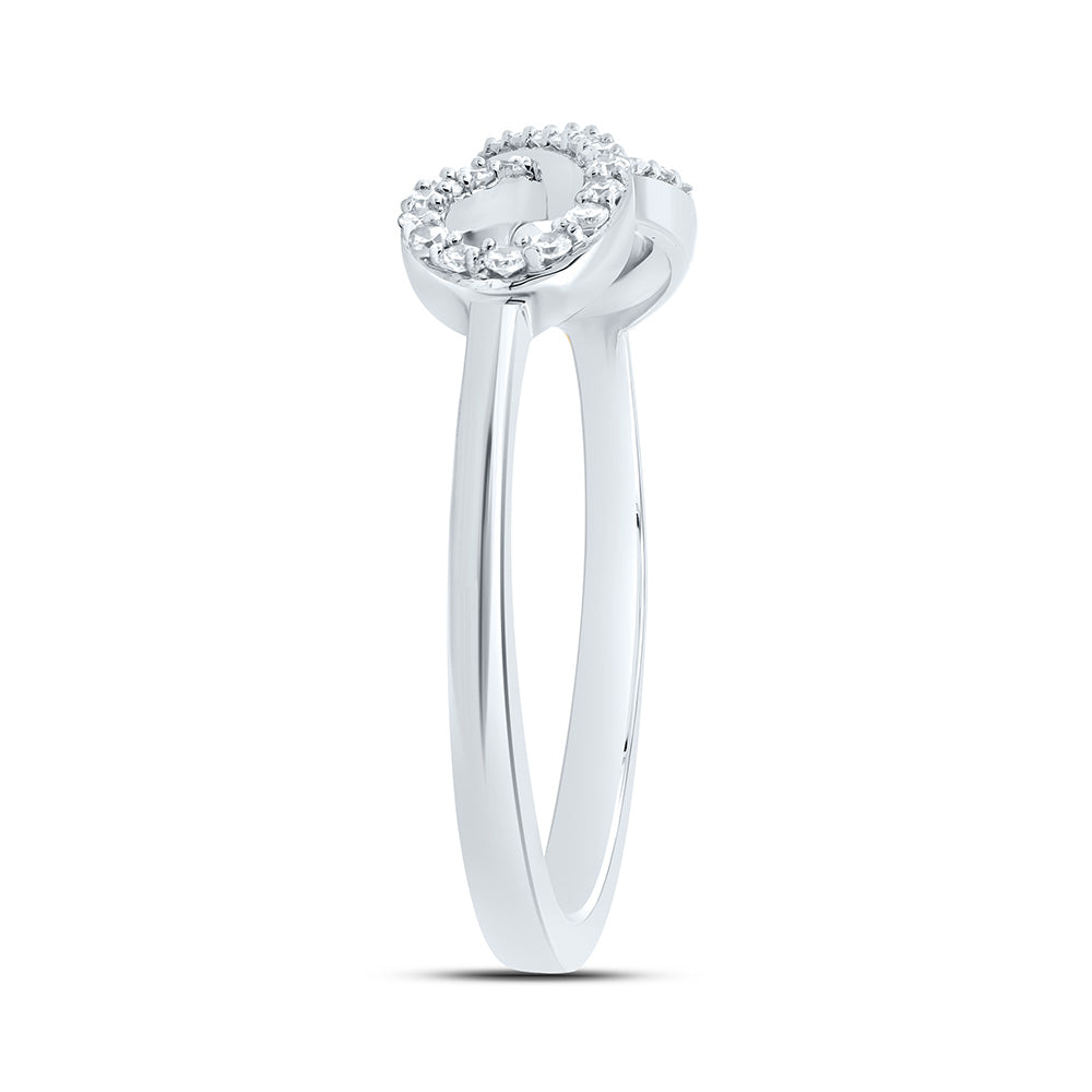 1/6CTW-DIA CN FASHION INFINITY RING