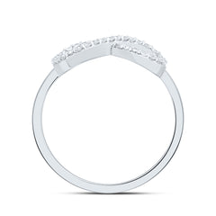1/6CTW-DIA CN FASHION INFINITY RING