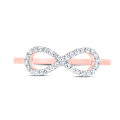 1/6CTW-DIA CN FASHION INFINITY RING