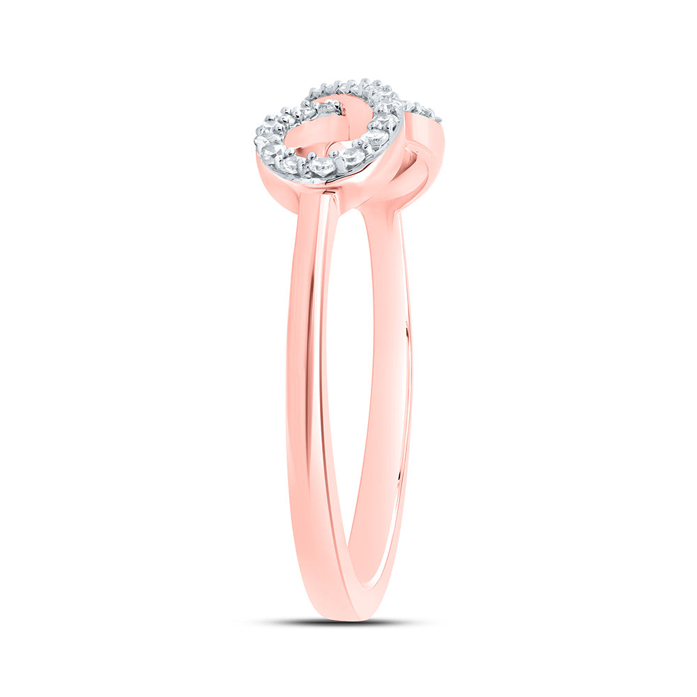 1/6CTW-DIA CN FASHION INFINITY RING