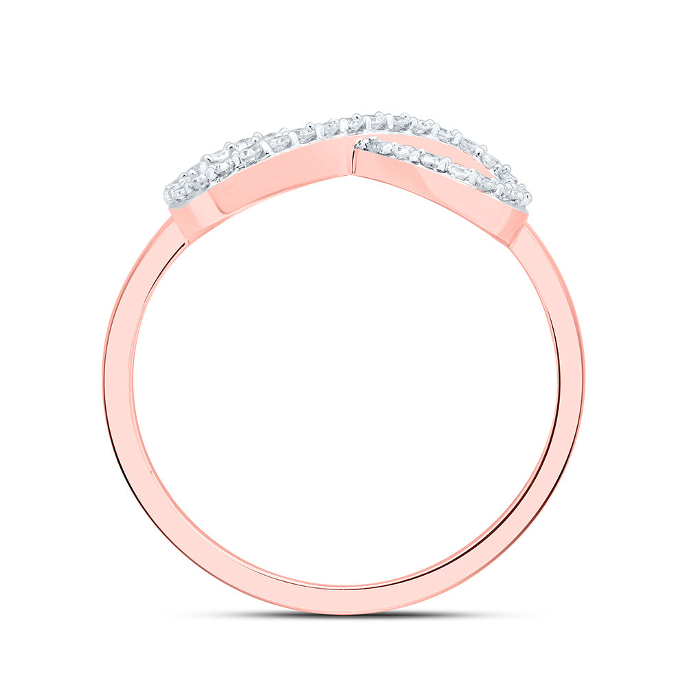 1/6CTW-DIA CN FASHION INFINITY RING