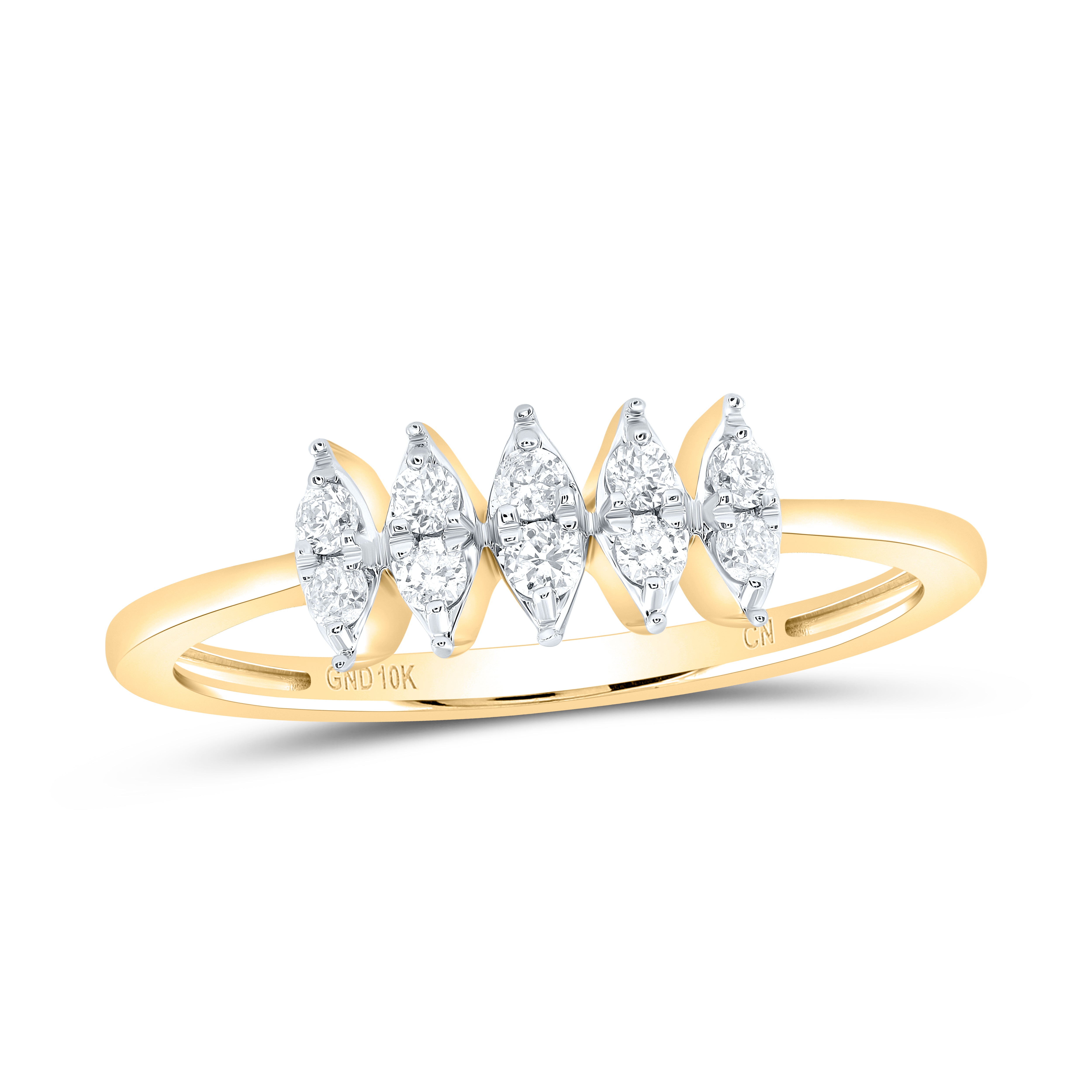 1/6CTW-DIA CN GIFT STACKABLE BAND