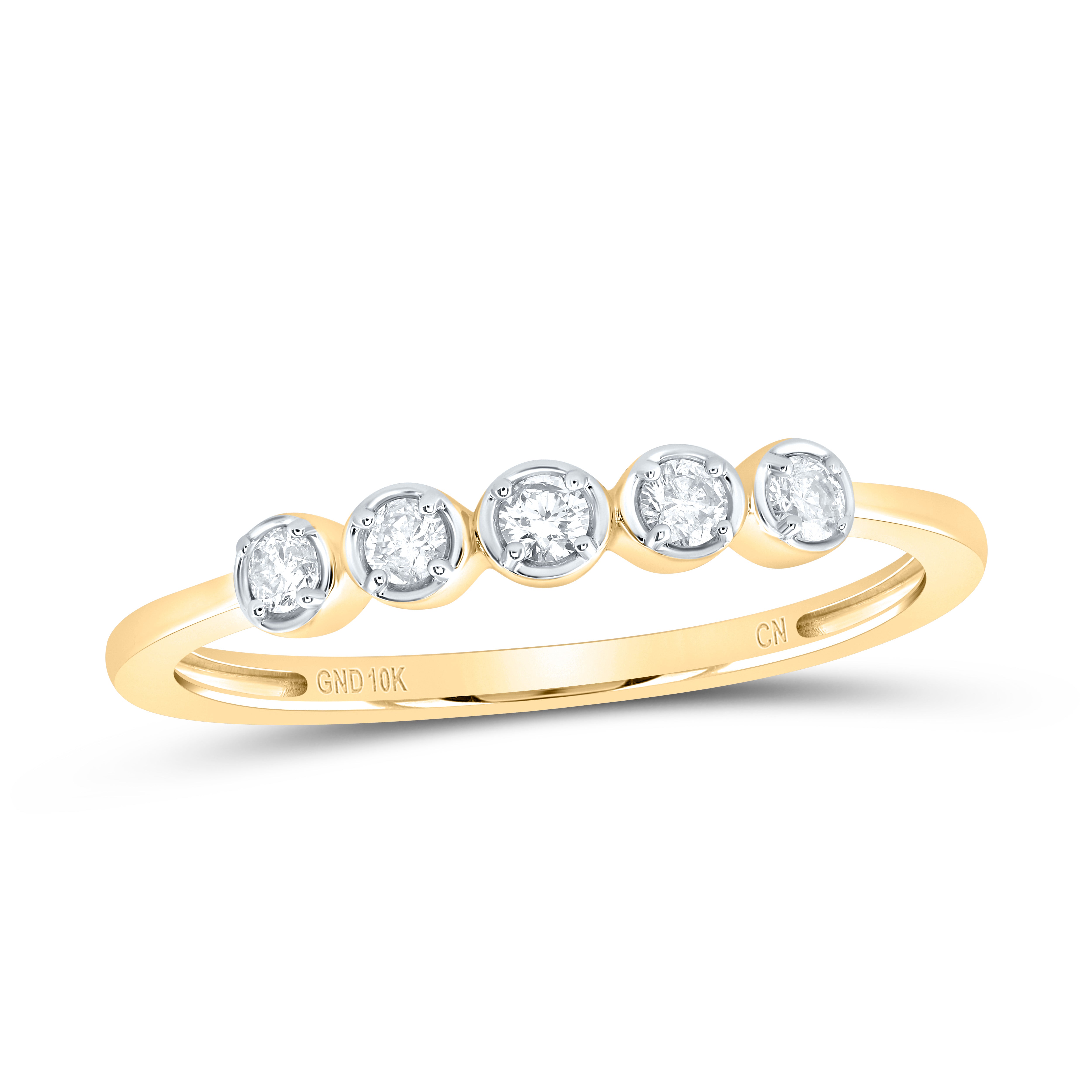 1/6CTW-DIA CN GIFT STACKABLE BAND