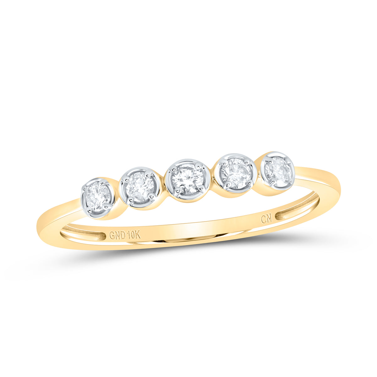 1/6CTW-DIA CN GIFT STACKABLE BAND