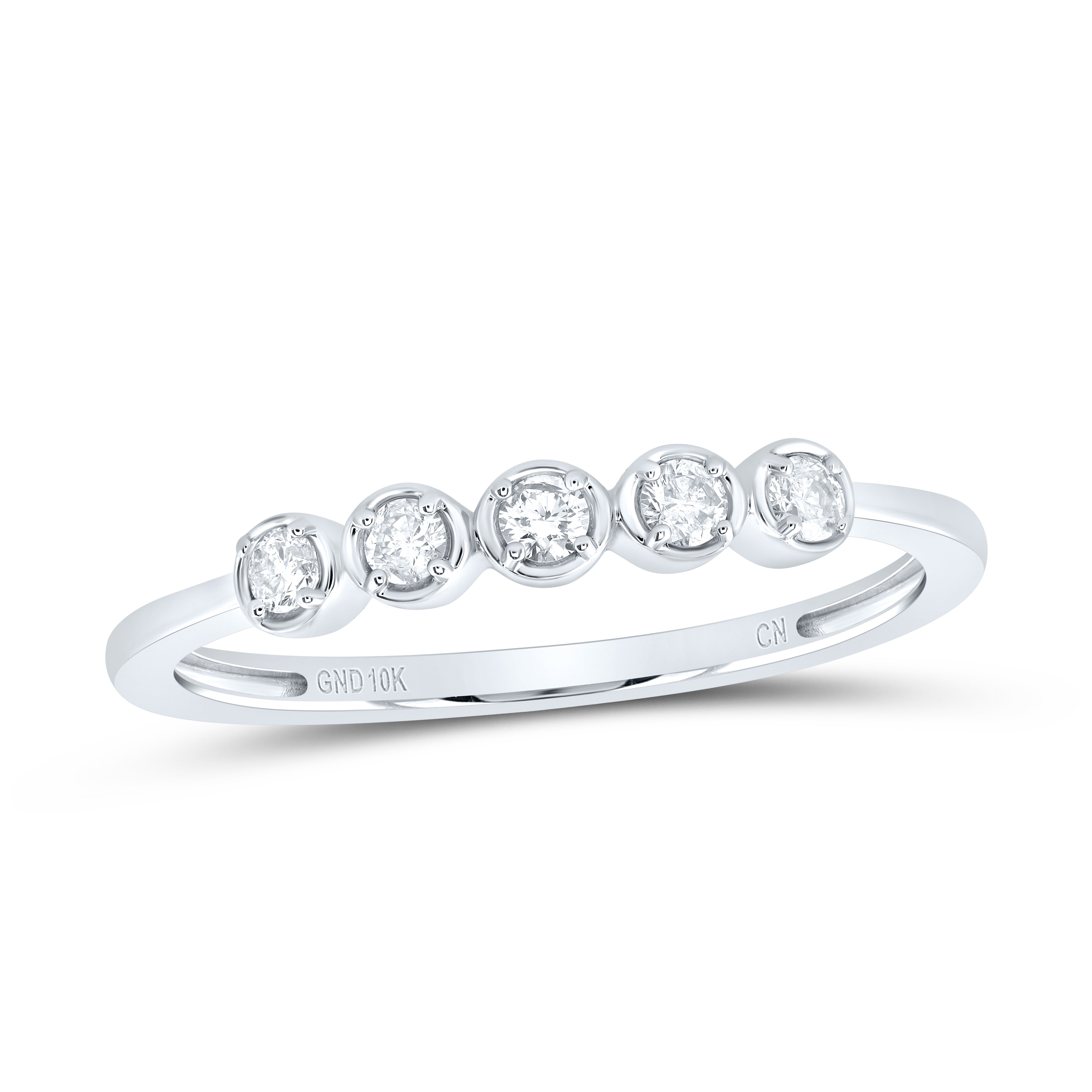 1/6CTW-DIA CN GIFT STACKABLE BAND