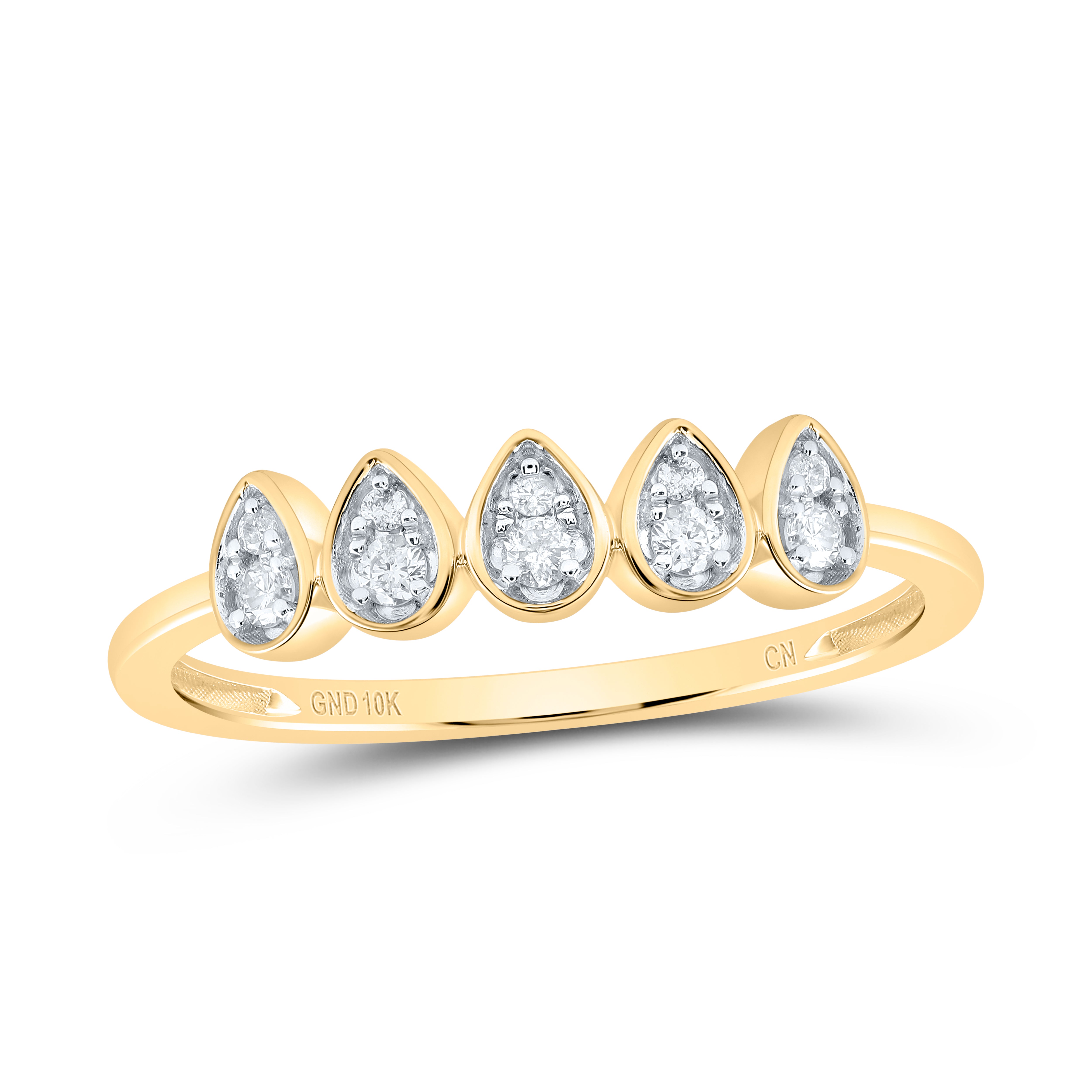 1/10CTW-DIA CN GIFT STACKABLE BAND