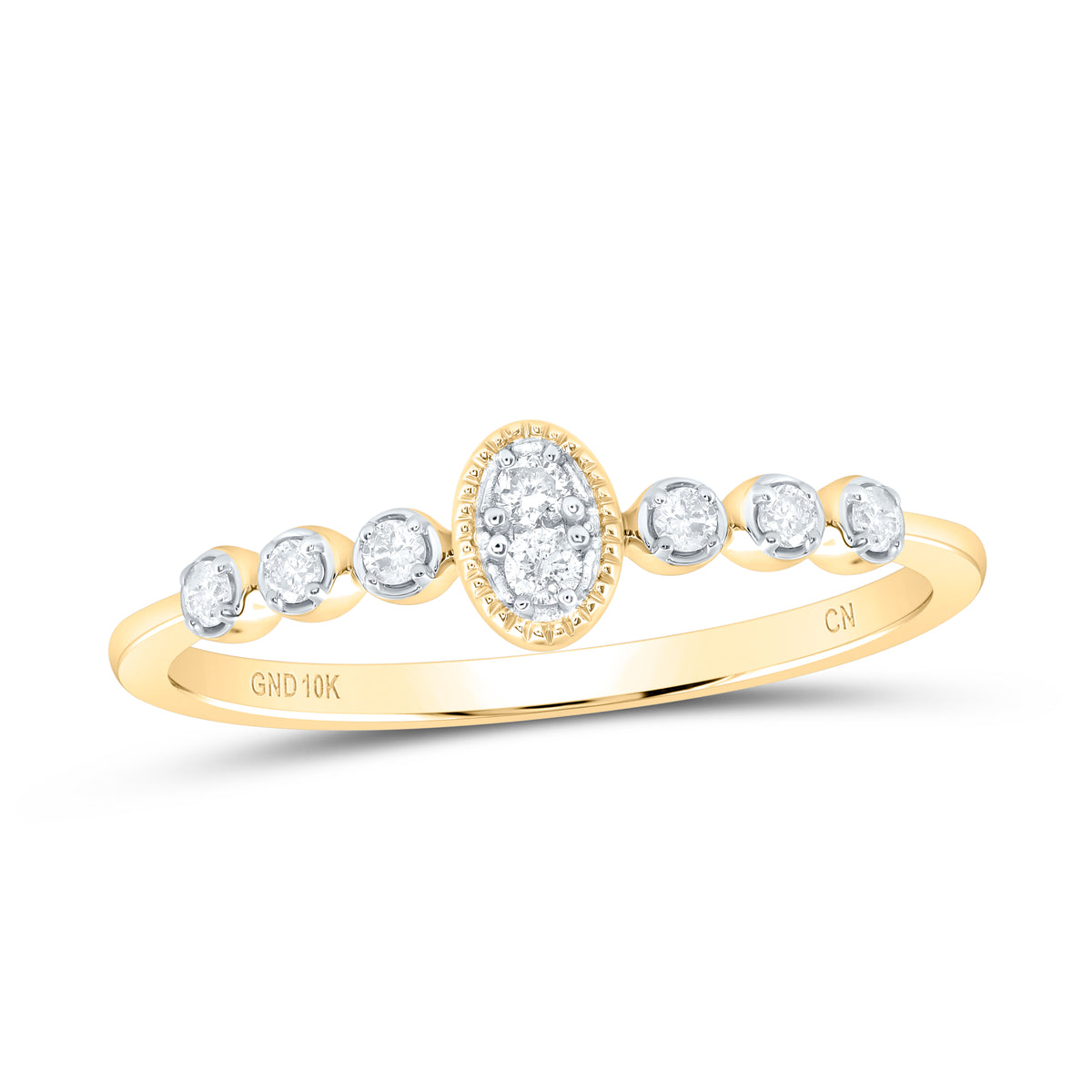 1/10CTW-DIA CN GIFT STACKABLE BAND
