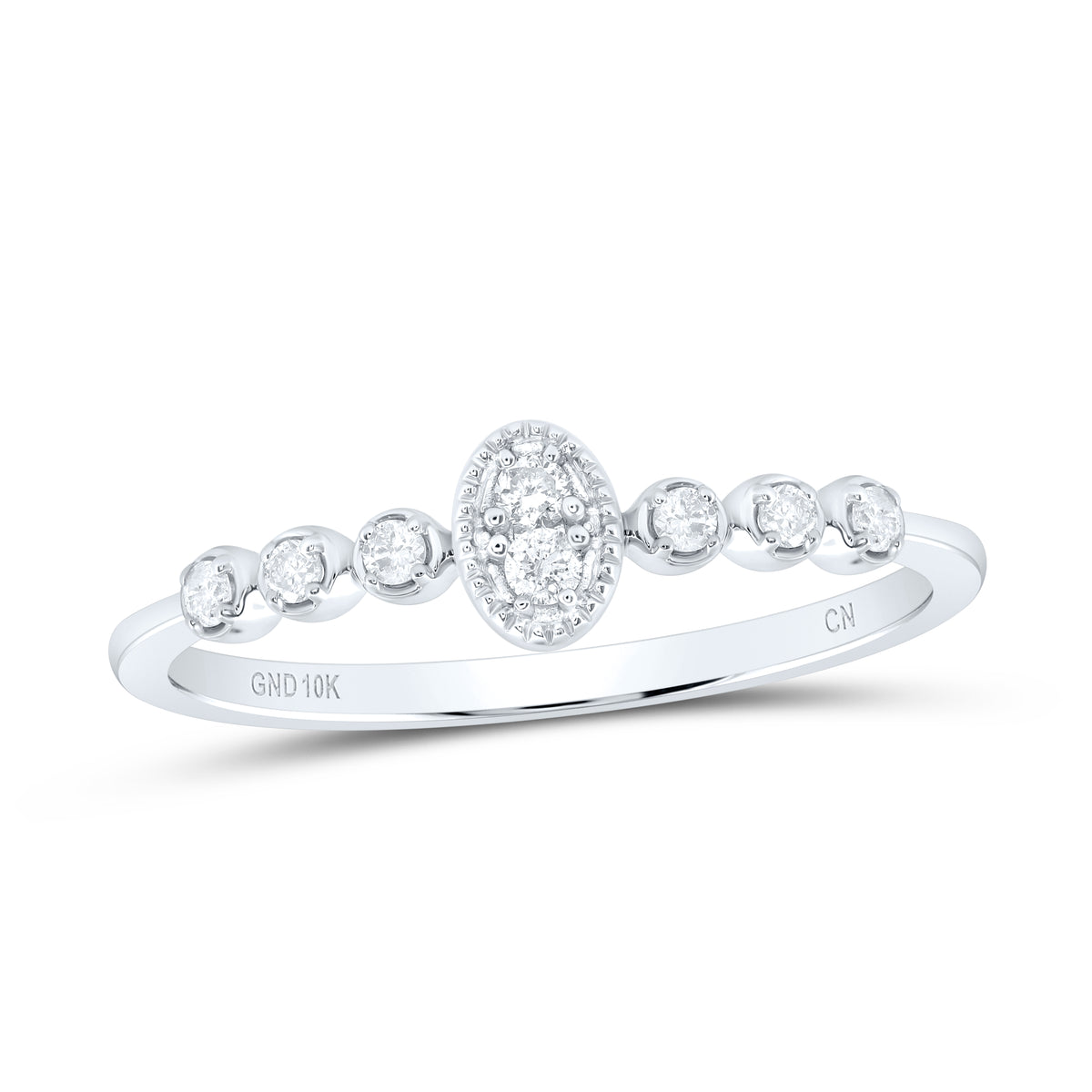 1/10CTW-DIA CN GIFT STACKABLE BAND