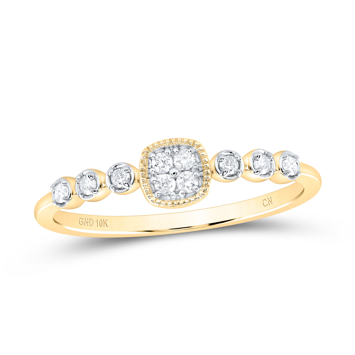 1/10CTW-DIA CN GIFT STACKABLE BAND