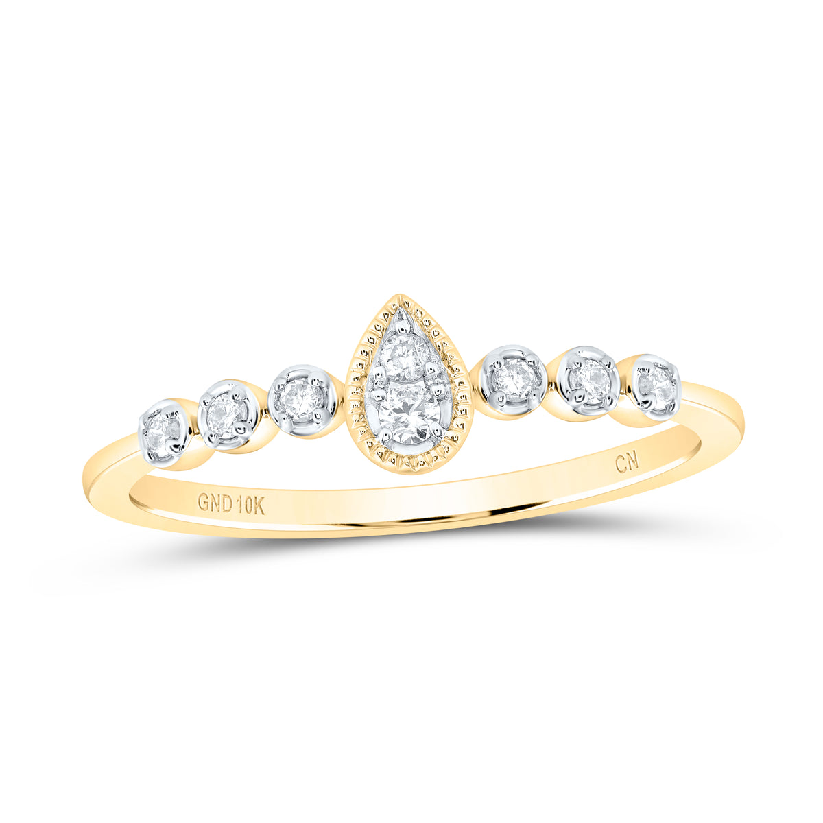 1/10CTW-DIA CN GIFT STACKABLE BAND
