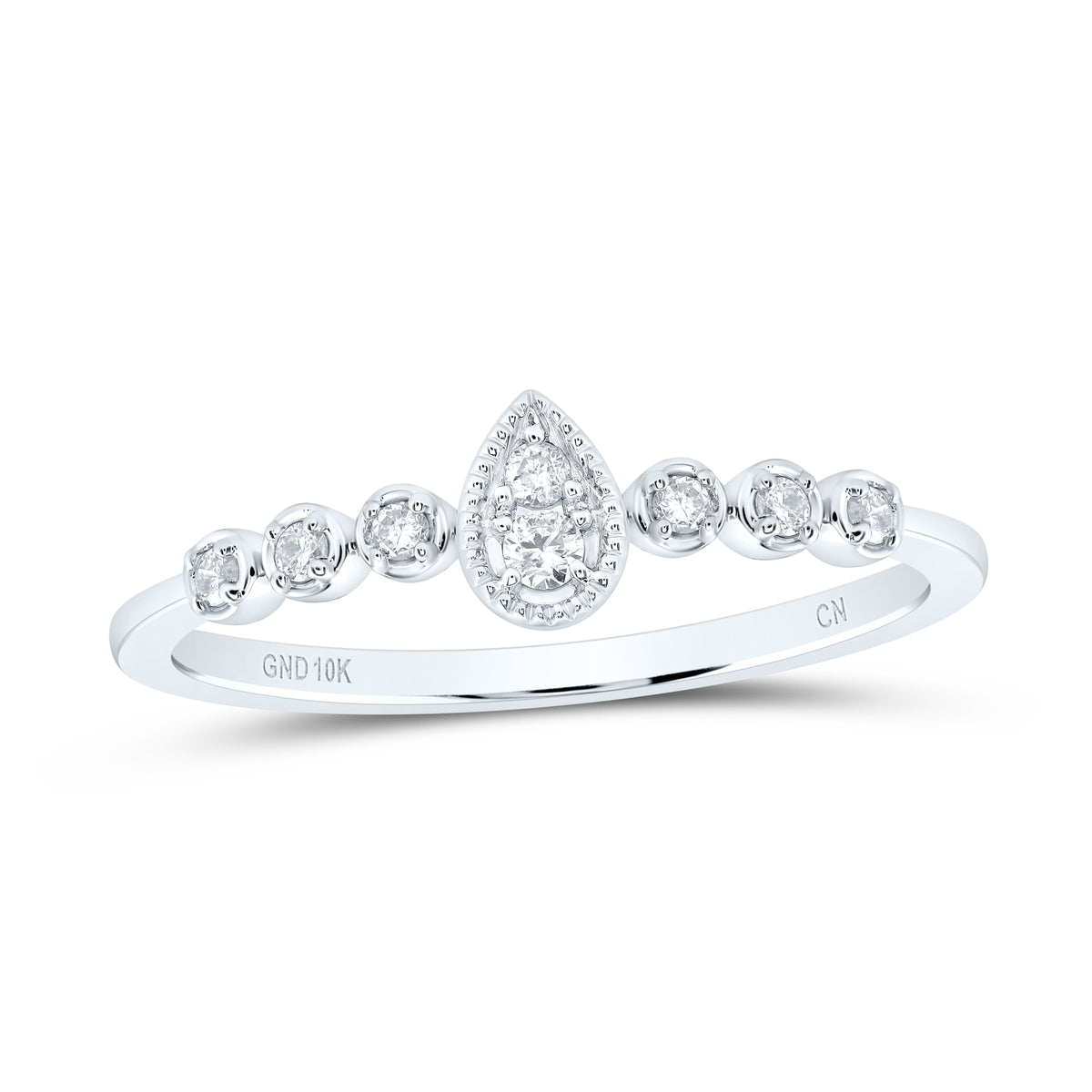 1/10CTW-DIA CN GIFT STACKABLE BAND