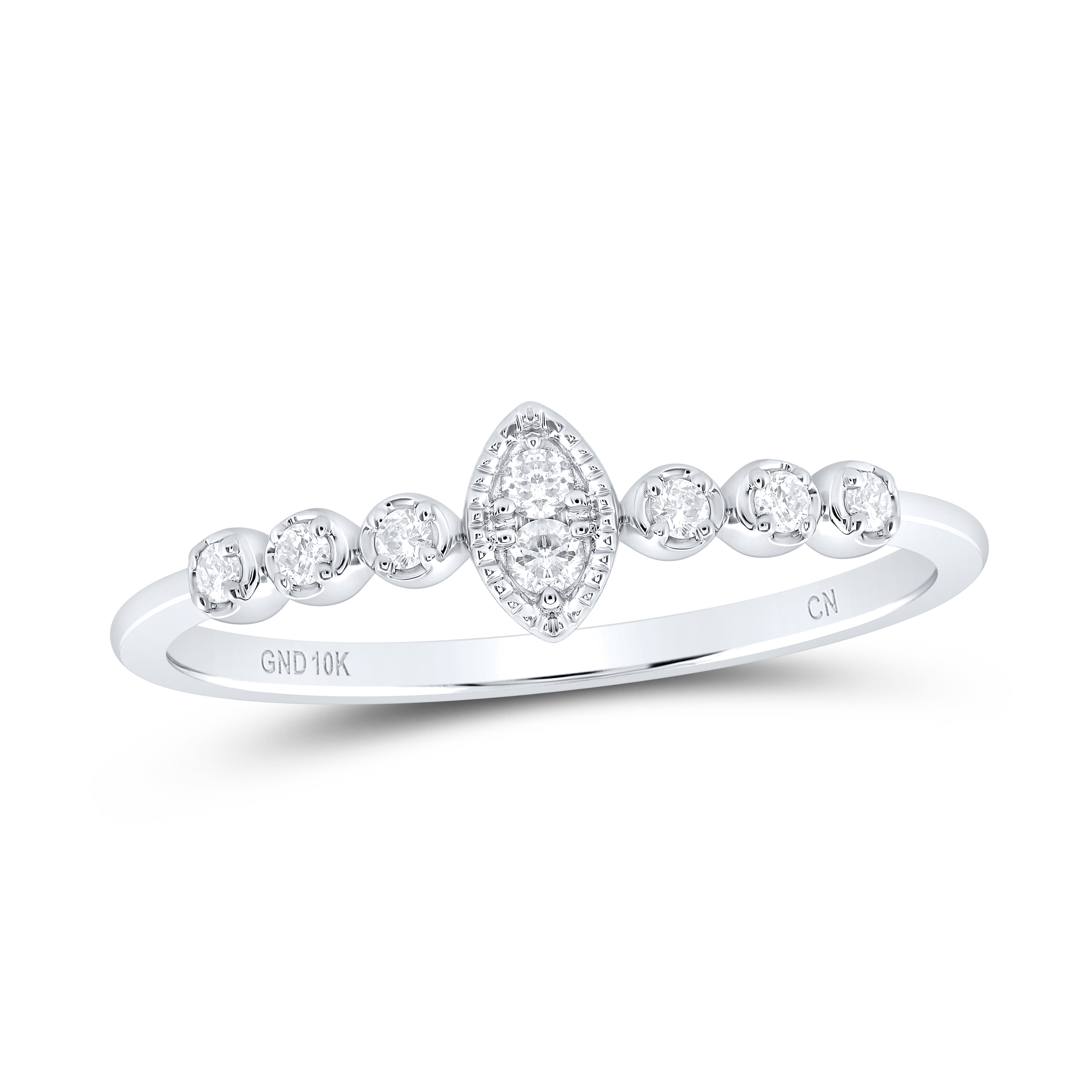 1/10CTW-DIA CN GIFT STACKABLE BAND
