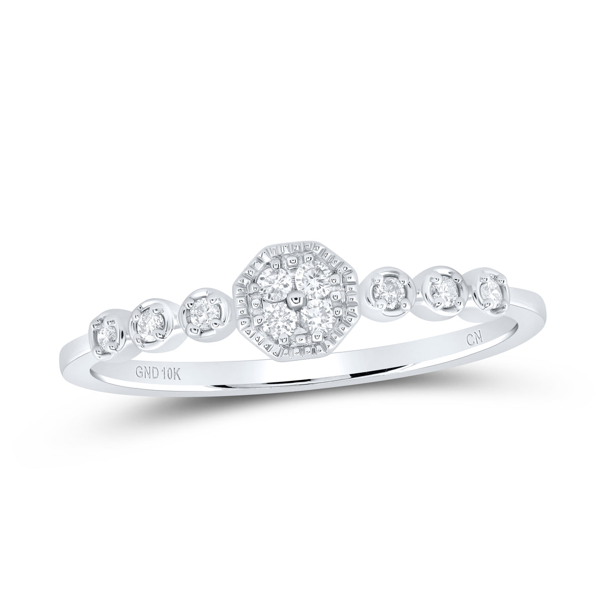 1/10CTW-DIA CN GIFT STACKABLE BAND