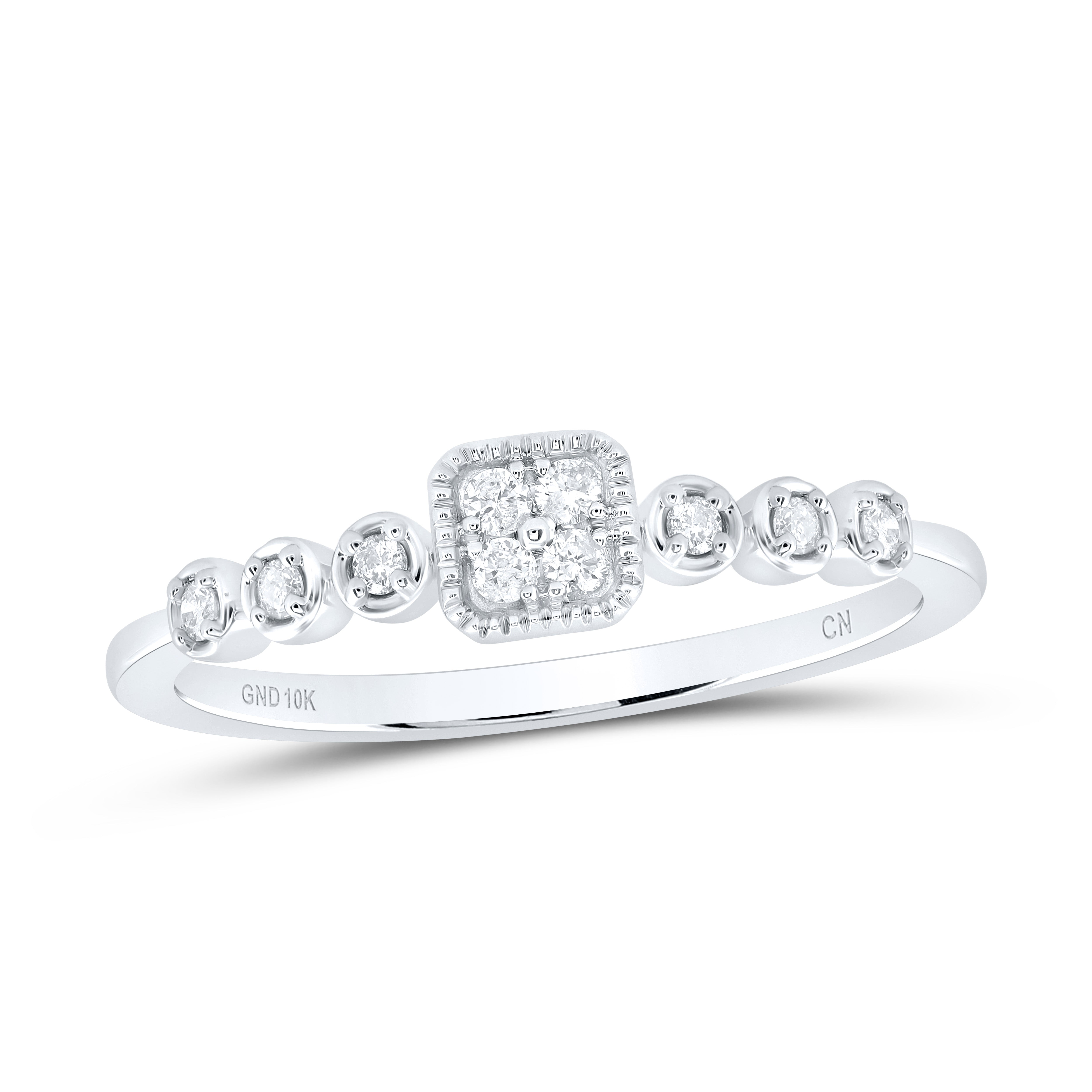 1/10CTW-DIA CN GIFT STACKABLE BAND