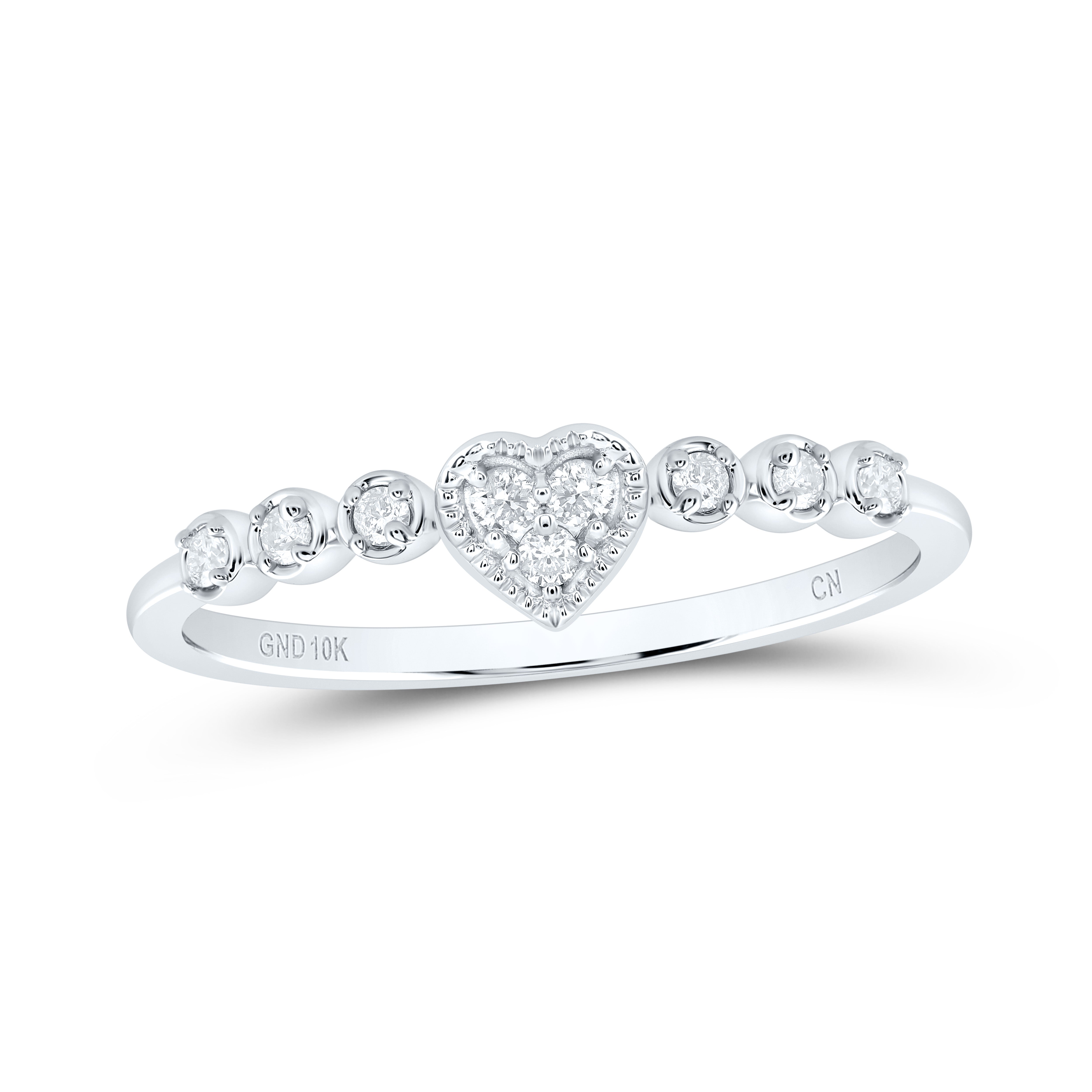 1/10CTW-DIA CN GIFT STACKABLE BAND