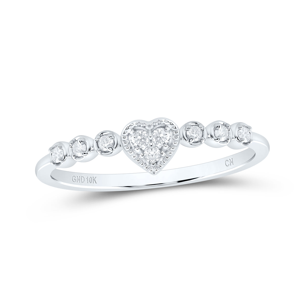 1/10CTW-DIA CN GIFT STACKABLE BAND