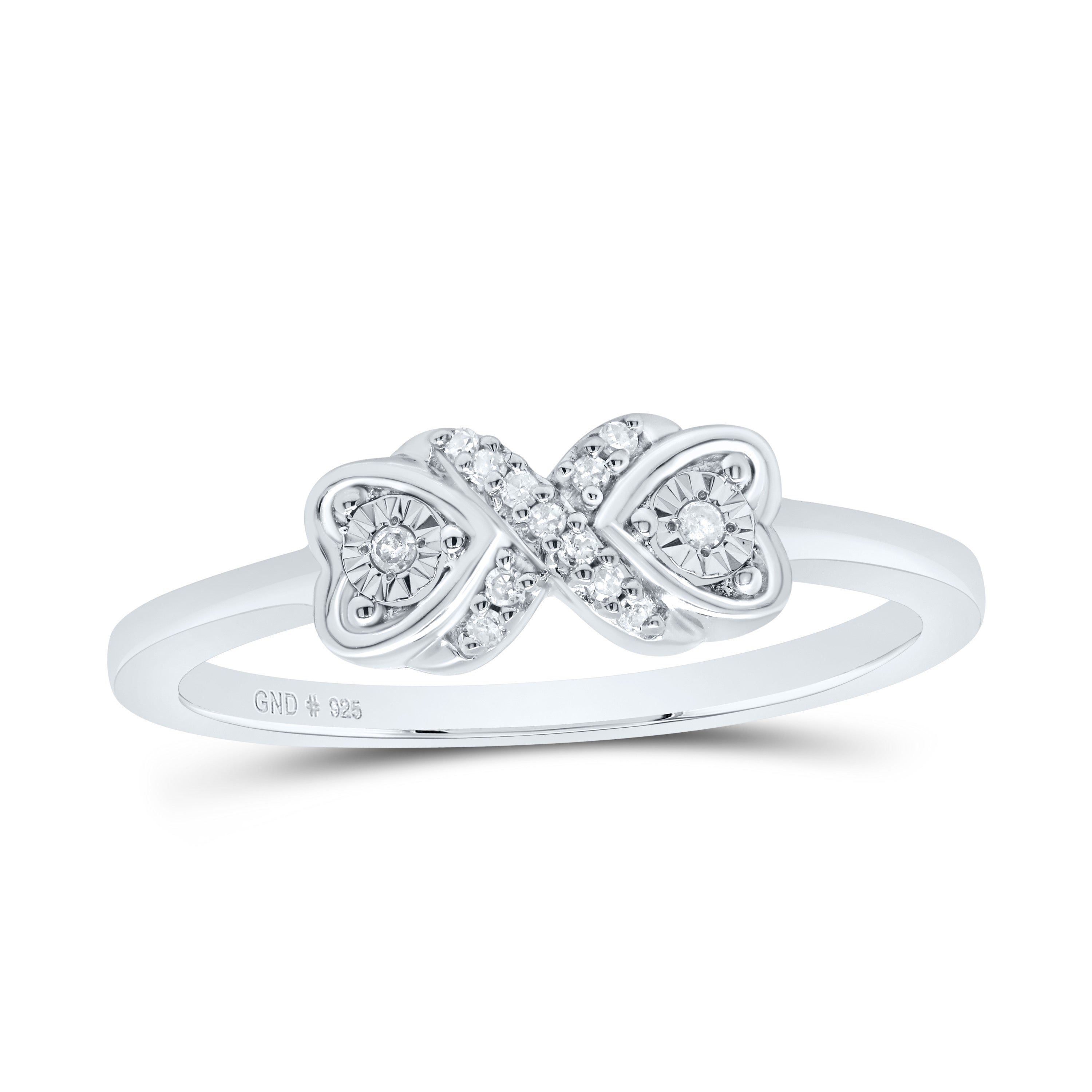 1/20CTW-DIA P1 GIFT HEART RING