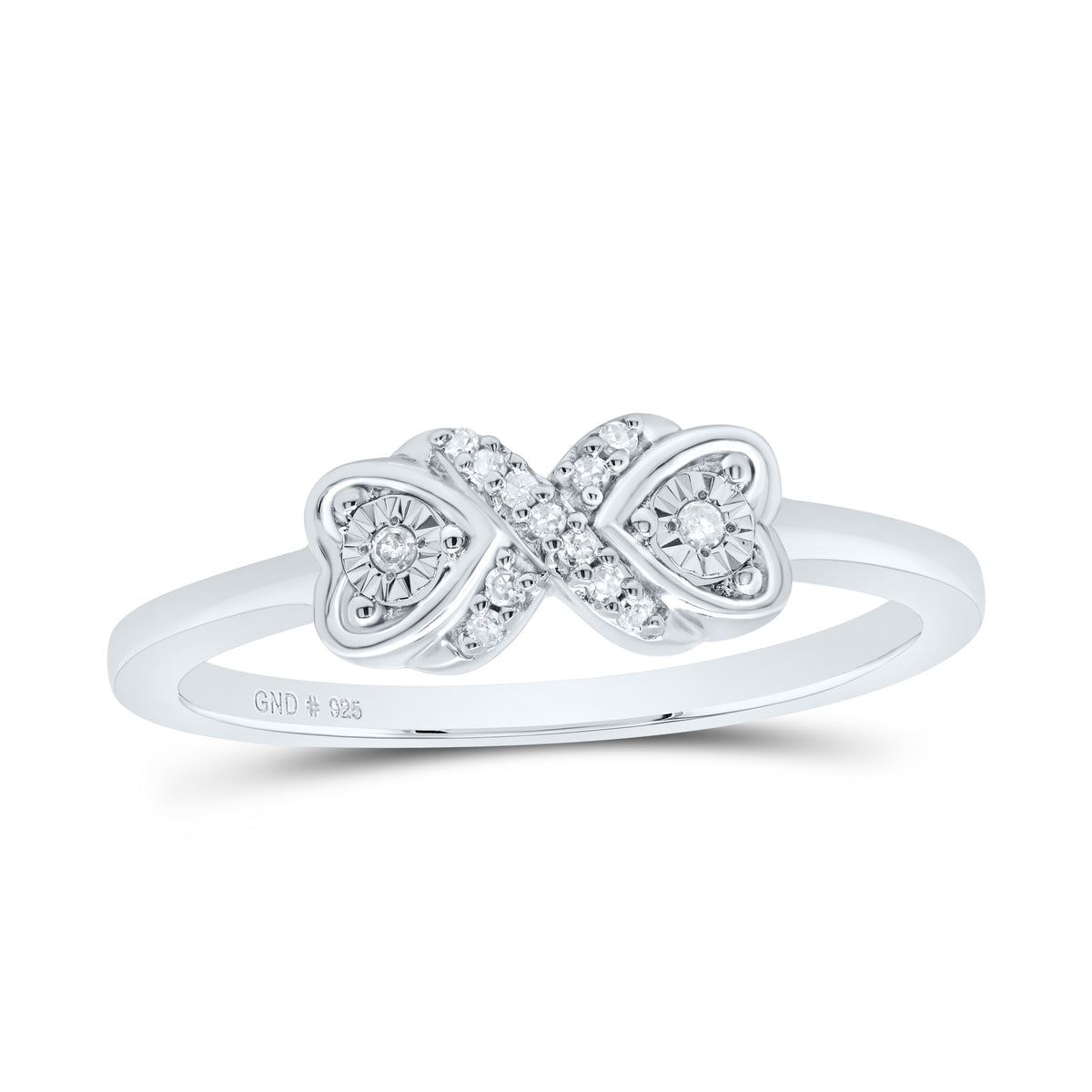 1/20CTW-DIA P1 GIFT HEART RING