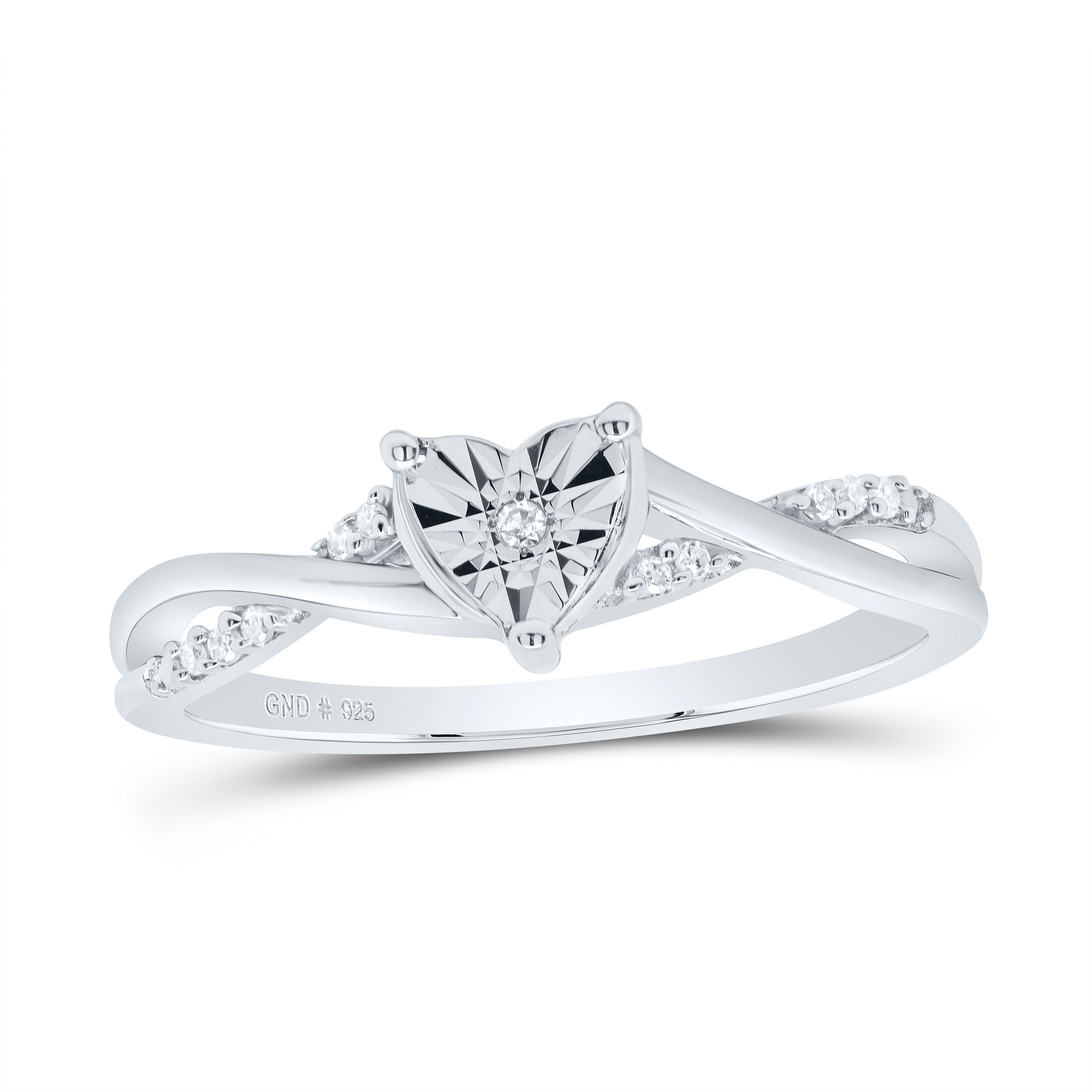 1/20CTW-DIA P1 GIFT HEART RING