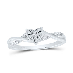 1/20CTW-DIA P1 GIFT HEART RING