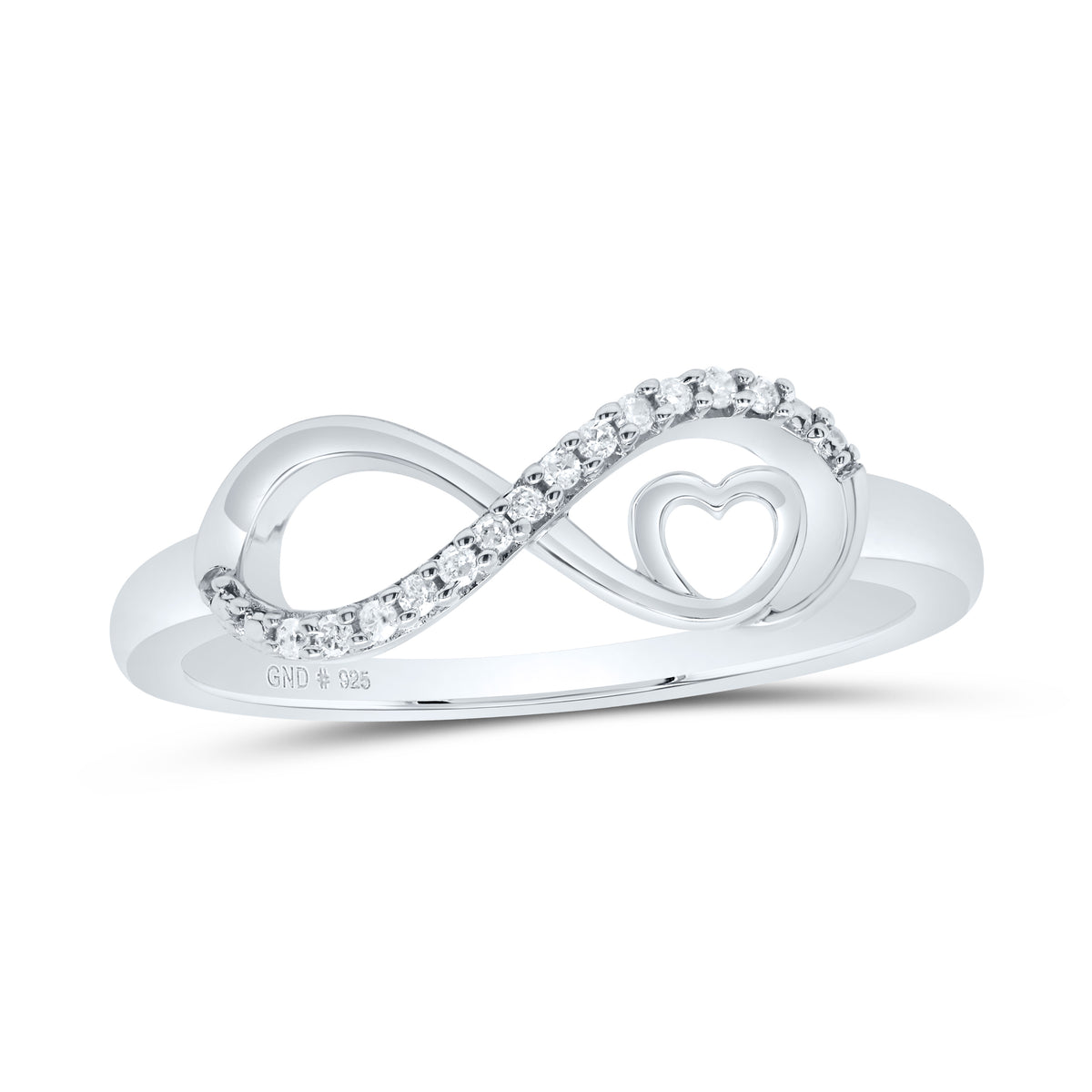 1/20CTW-DIA P1 GIFT HEART RING