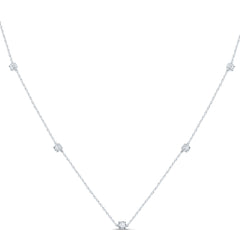 1/6CTW-DIA CN FASHION NECKLACE (22 INCH)