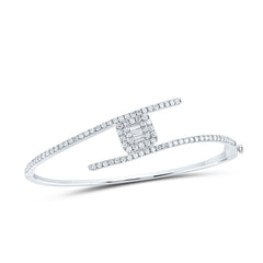 1 1/2CTW-DIA ANA M FASHION BANGLE (48X60 MM)