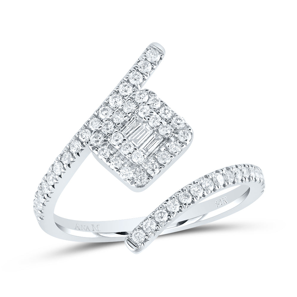 1/2CTW-DIA ANA M FASHION RING