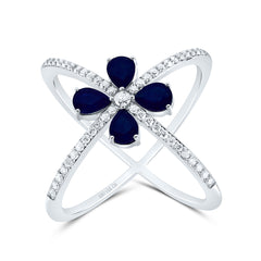 1/3CTW-DIA CN 1 1/4CTW PS-BS NAT GEM FASHION RING
