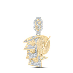 1/2CTW-DIA NK MONEY ROLL MENS CHARM