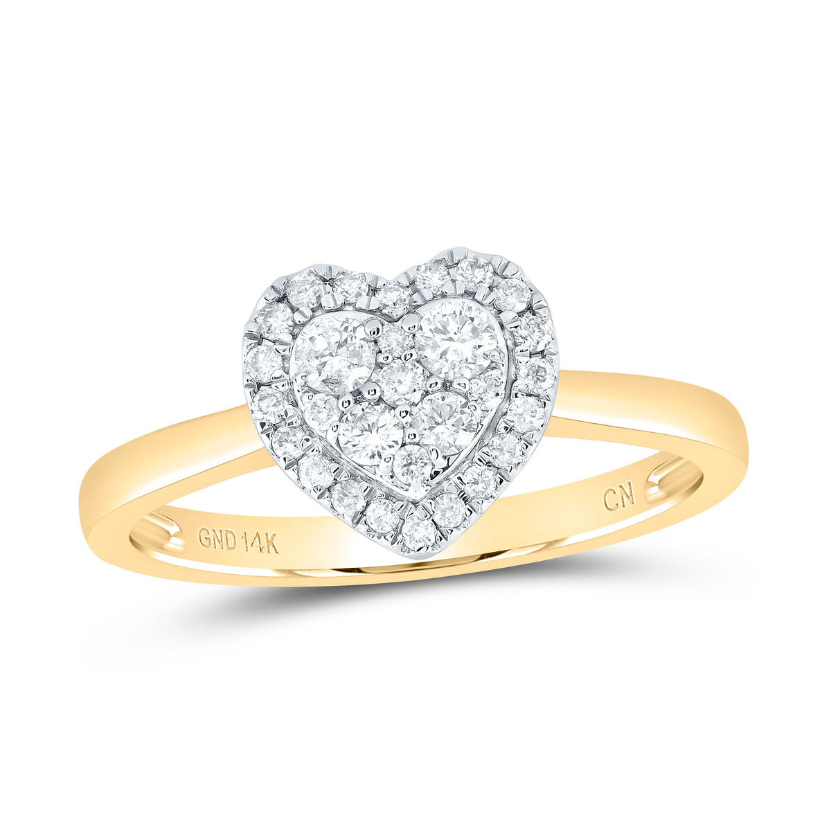1/3CTW-DIA CN FASHION HEART RING