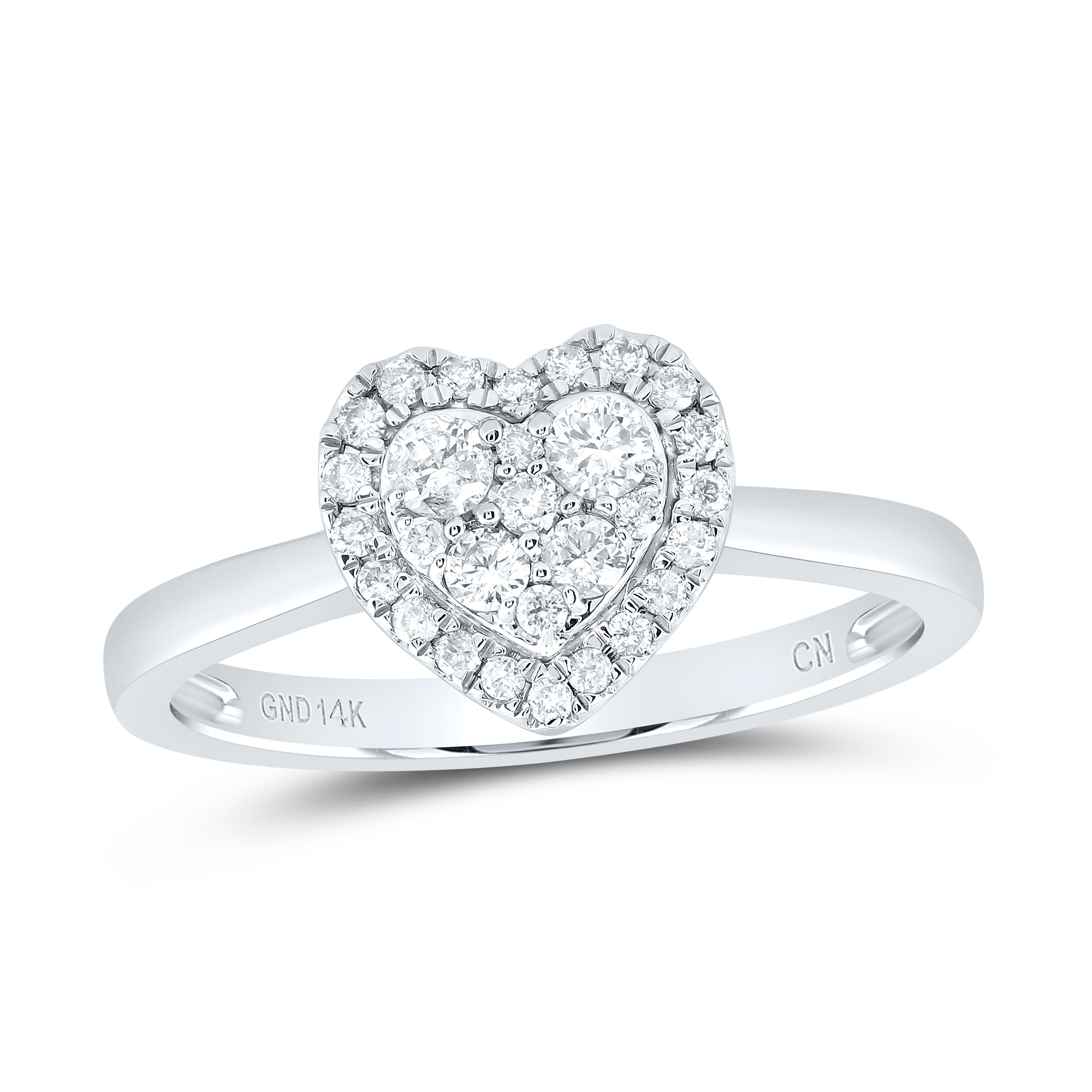 1/3CTW-DIA CN FASHION HEART RING