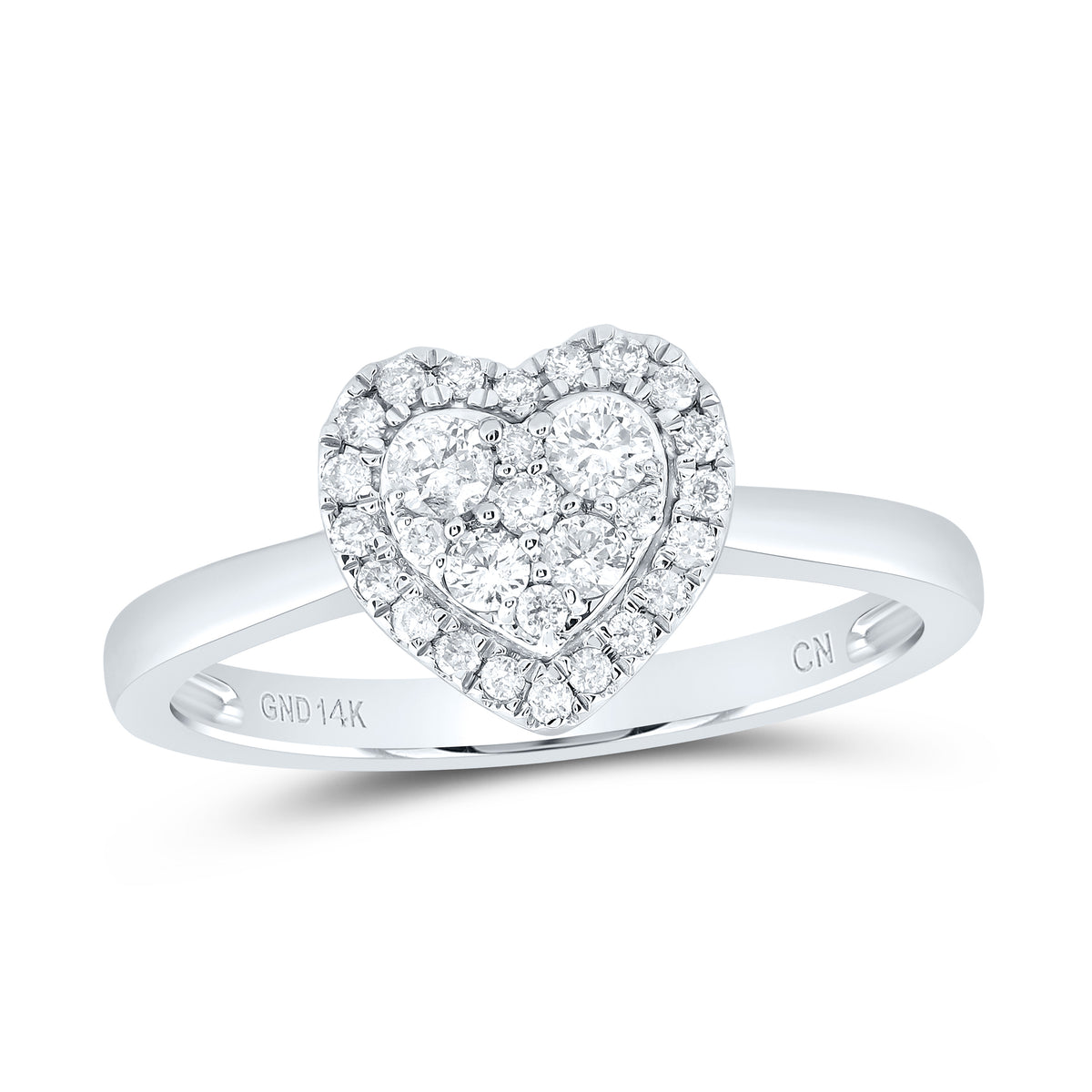 1/3CTW-DIA CN FASHION HEART RING