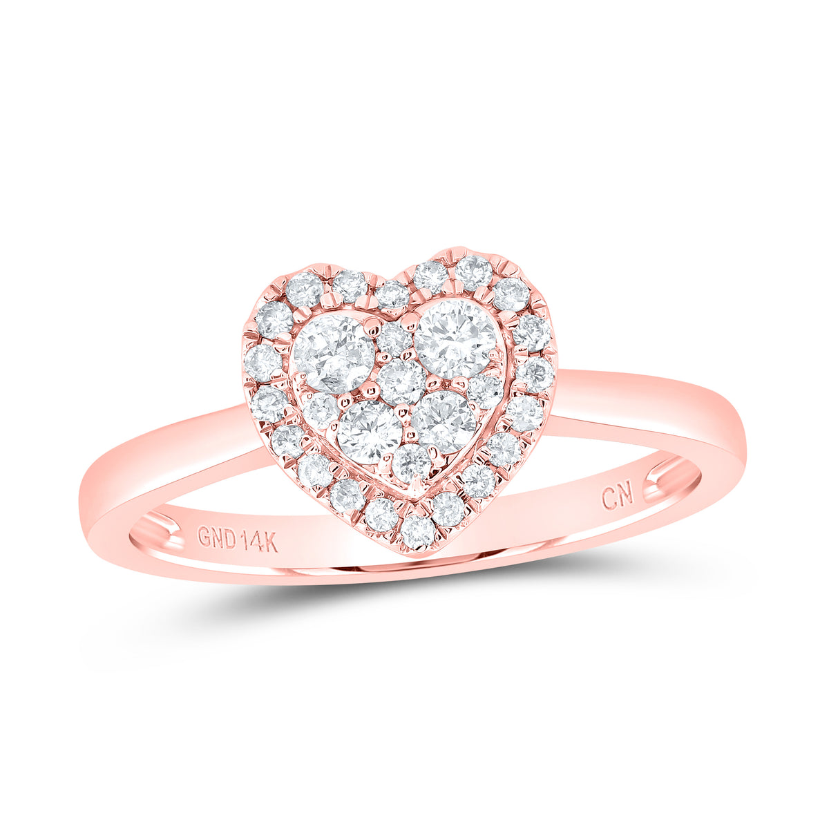 1/3CTW-DIA CN FASHION HEART RING